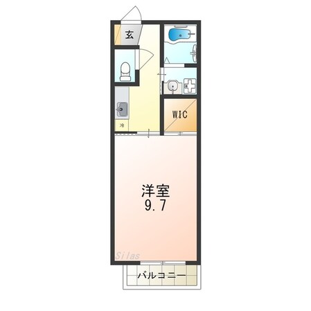 白鷺駅 徒歩22分 1階の物件間取画像